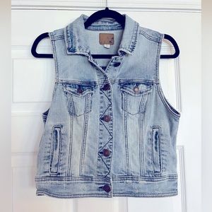 American Eagle Denim Vest
